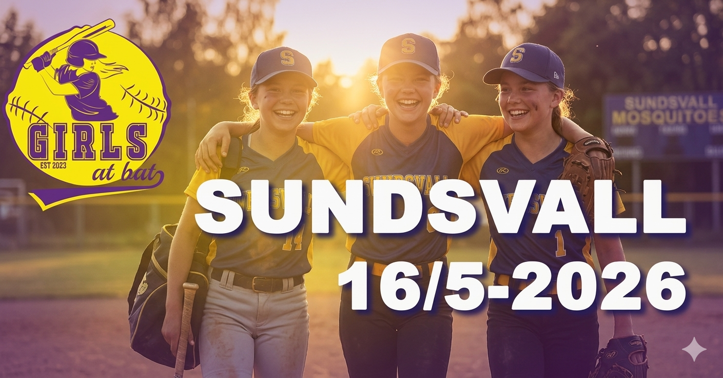 Snart dags för Girls at Bat i Sundsvall – har du anmält dig?